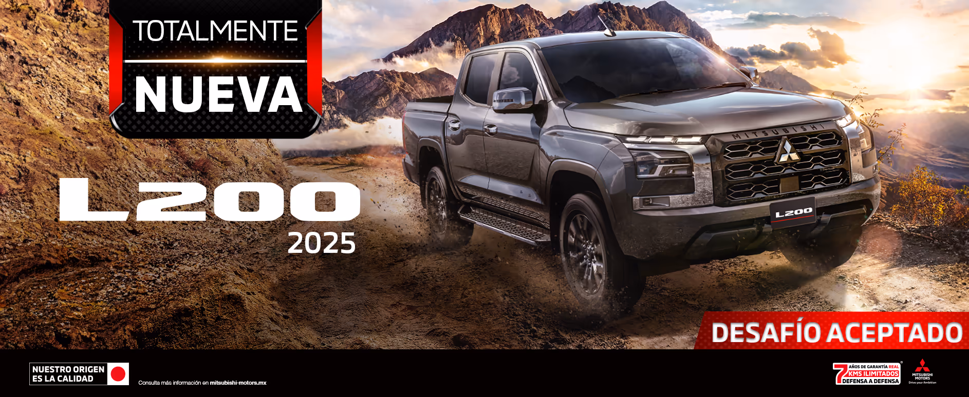 Mitsubishi Motors de México anuncia la llegada de la totalmente nueva L200 2025